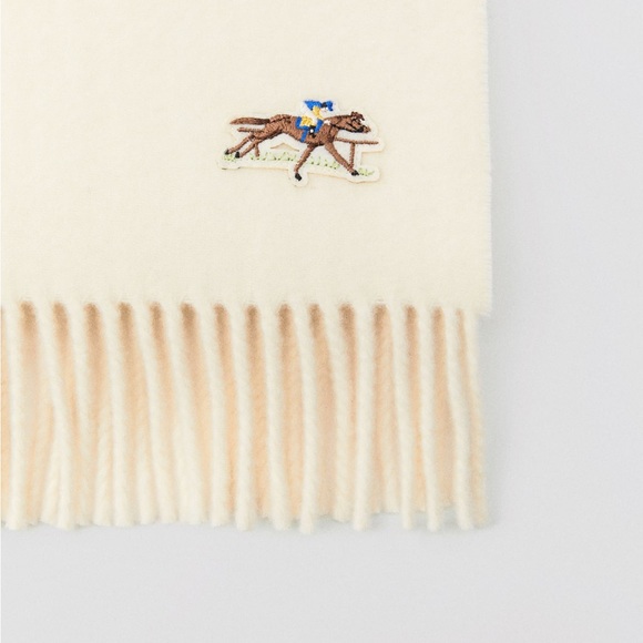 Zara Limited Edition 100% Wool Scarf - Picture 4 of 4